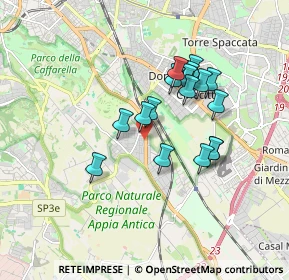 Mappa Via di San Tarcisio, 00178 Roma RM, Italia (1.53118)