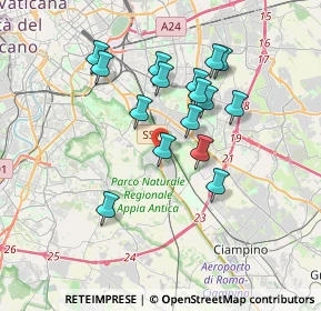 Mappa Via di San Tarcisio, 00178 Roma RM, Italia (3.3125)