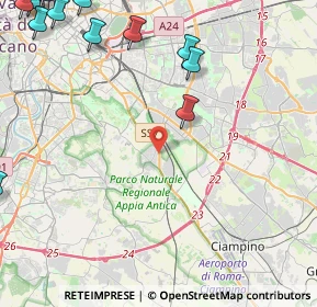 Mappa Via di San Tarcisio, 00178 Roma RM, Italia (7.35692)