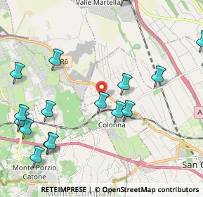 Mappa Via del Giunco, 00030 Colonna RM, Italia (2.83706)