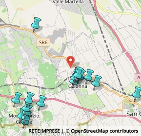 Mappa Via del Giunco, 00030 Colonna RM, Italia (2.78412)