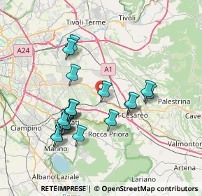 Mappa Via del Giunco, 00030 Colonna RM, Italia (7.4335)