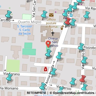 Mappa Via Tre Taberne, 00178 Roma RM, Italia (0.12107)
