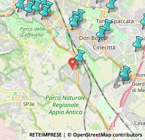 Mappa Via Tre Taberne, 00178 Roma RM, Italia (3.2835)