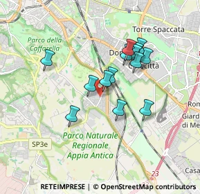 Mappa Via Tre Taberne, 00178 Roma RM, Italia (1.54643)