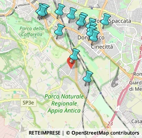 Mappa Via Tre Taberne, 00178 Roma RM, Italia (2.32267)