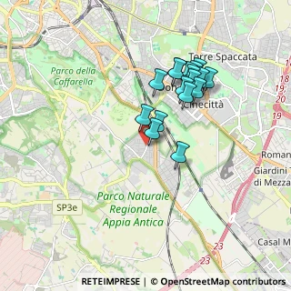 Mappa Via Tre Taberne, 00178 Roma RM, Italia (1.64647)