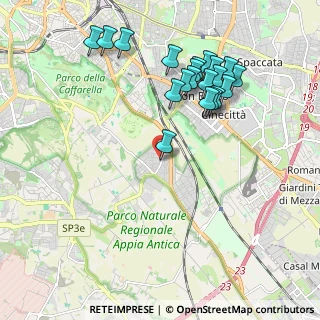 Mappa Via Tre Taberne, 00178 Roma RM, Italia (2.217)