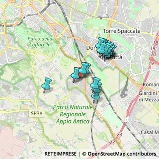 Mappa Via Tre Taberne, 00178 Roma RM, Italia (1.4825)
