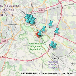 Mappa Via Tre Taberne, 00178 Roma RM, Italia (3.63)