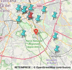 Mappa Via Tre Taberne, 00178 Roma RM, Italia (4.78846)