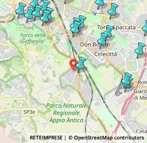 Mappa Via del Tavolato, 00178 Roma RM, Italia (3.064)