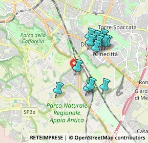 Mappa Via del Tavolato, 00178 Roma RM, Italia (1.6675)