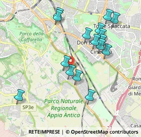 Mappa Via del Tavolato, 00178 Roma RM, Italia (2.1375)