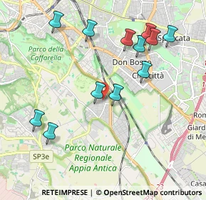 Mappa Via del Tavolato, 00178 Roma RM, Italia (2.25667)