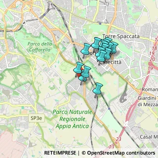 Mappa Via del Tavolato, 00178 Roma RM, Italia (1.46882)