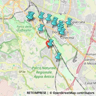 Mappa Via del Tavolato, 00178 Roma RM, Italia (2.07933)
