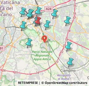 Mappa Via del Tavolato, 00178 Roma RM, Italia (4.61)