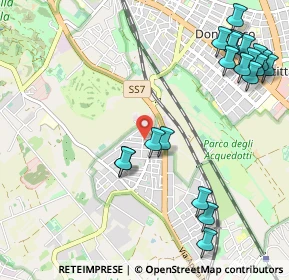 Mappa Via del Tavolato, 00178 Roma RM, Italia (1.427)