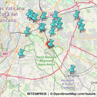 Mappa Via del Tavolato, 00178 Roma RM, Italia (4.875)