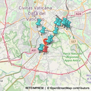 Mappa Via Cristoforo Colombo, 00146 Roma RM, Italia (3.02769)
