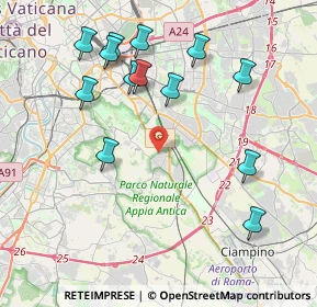 Mappa Via Ferentano, 00178 Roma RM, Italia (4.57462)