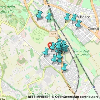 Mappa Via Ferentano, 00178 Roma RM, Italia (0.808)