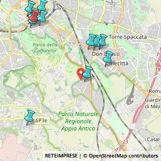 Mappa Via Ferentano, 00178 Roma RM, Italia (3.16385)