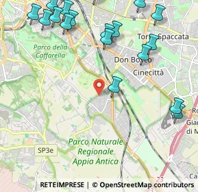 Mappa Via Ferentano, 00178 Roma RM, Italia (2.97667)