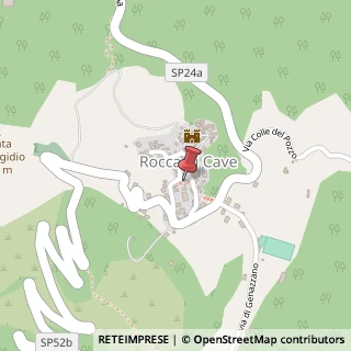 Mappa Piazza San Nicola, 1, 00030 Rocca di Cave, Roma (Lazio)
