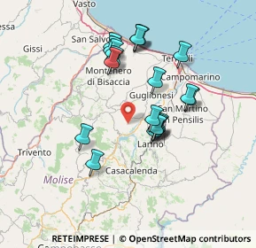 Mappa C.da Coppere snc, 86035 Larino CB, Italia (13.2965)