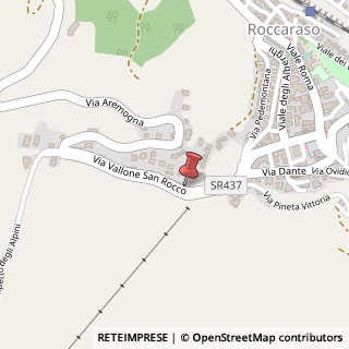 Mappa Via Vallone S. Rocco, 4, 67037 Roccaraso AQ, Italia, 67037 Roccaraso, L'Aquila (Abruzzo)