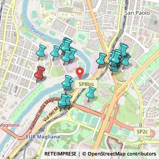 Mappa Via dei Cocchieri, 00146 Roma RM, Italia (0.46667)