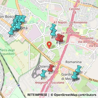 Mappa Piazza Ettore Viola, 00173 Roma RM, Italia (1.524)