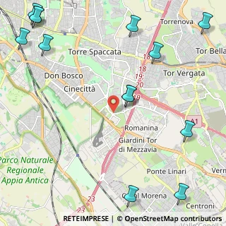 Mappa Piazza Ettore Viola, 00173 Roma RM, Italia (3.48692)