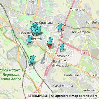 Mappa Piazza Ettore Viola, 00173 Roma RM, Italia (1.78615)