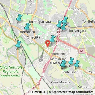 Mappa Piazza Ettore Viola, 00173 Roma RM, Italia (2.48545)
