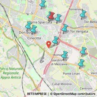 Mappa Piazza Ettore Viola, 00173 Roma RM, Italia (2.57083)