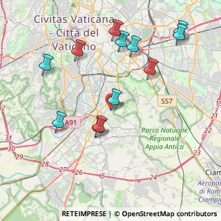 Mappa Largo Santi Martiri dell'Uganda, 00100 Roma RM, Italia (4.64417)