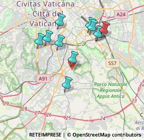 Mappa Largo Santi Martiri dell'Uganda, 00100 Roma RM, Italia (3.80727)