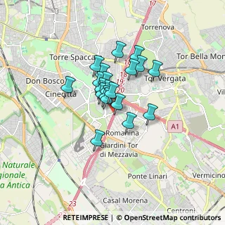 Mappa Via Ulderico Mazzolani, 00173 Roma RM, Italia (1.169)