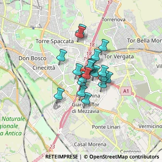 Mappa Via Ulderico Mazzolani, 00173 Roma RM, Italia (1.1)