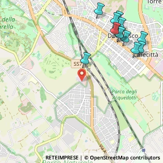 Mappa Via Vallericcia, 00178 Roma RM, Italia (1.53833)