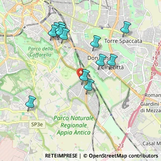 Mappa Via Vallericcia, 00178 Roma RM, Italia (2.16667)