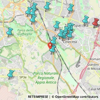 Mappa Via Vallericcia, 00178 Roma RM, Italia (2.7735)