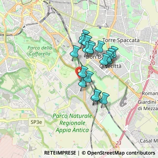 Mappa Via Vallericcia, 00178 Roma RM, Italia (1.477)