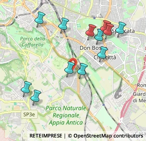 Mappa Via Vallericcia, 00178 Roma RM, Italia (2.19667)