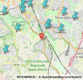Mappa Via Vallericcia, 00178 Roma RM, Italia (3.06)