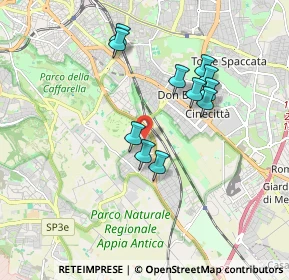 Mappa Via Vallericcia, 00178 Roma RM, Italia (1.69455)