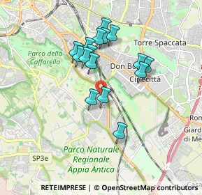 Mappa Via Vallericcia, 00178 Roma RM, Italia (1.60375)